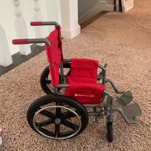American girl doll wheelchair.